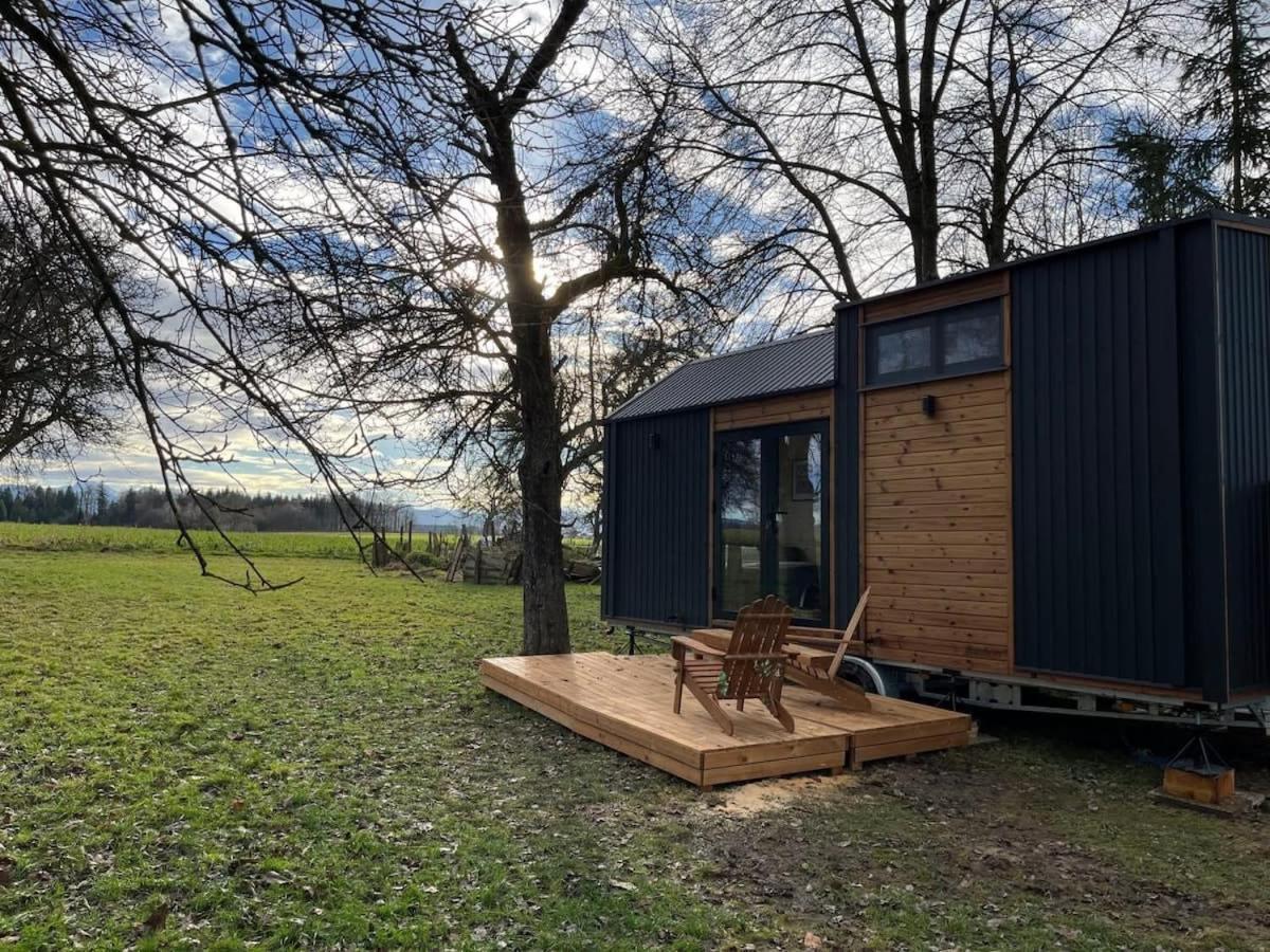 Lisi Grun Tiny House By Tiny Away Villa Sattledt Exteriör bild